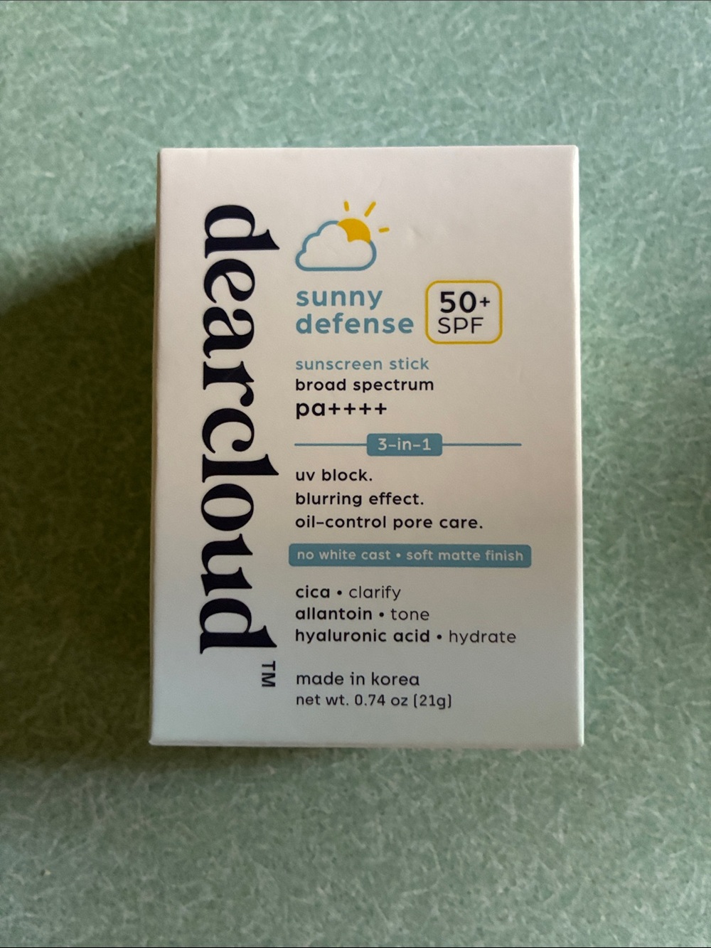 dearcloud Sunny Defense SPF 50+ Sunscreen Stick